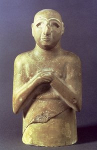 Standbeeld van de God Utu, Mesopotamisch, ca.2400 v.Chr.